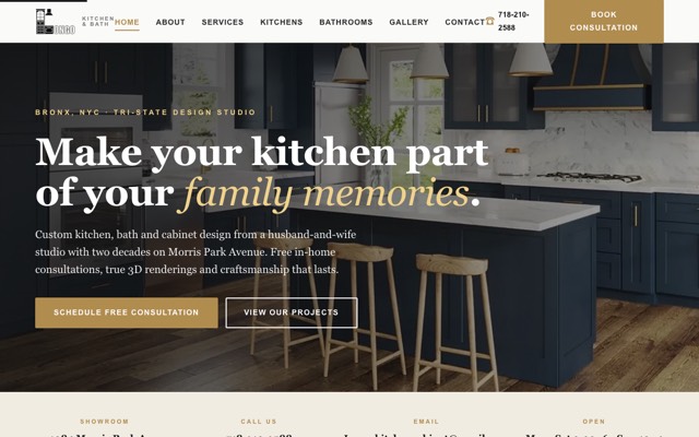 Longo Kitchen & Bath website