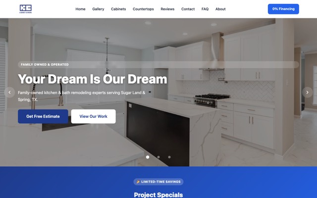 KC Cabinet & More website