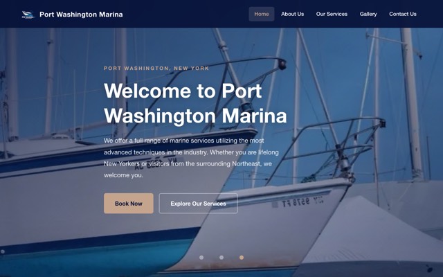PW Marina website