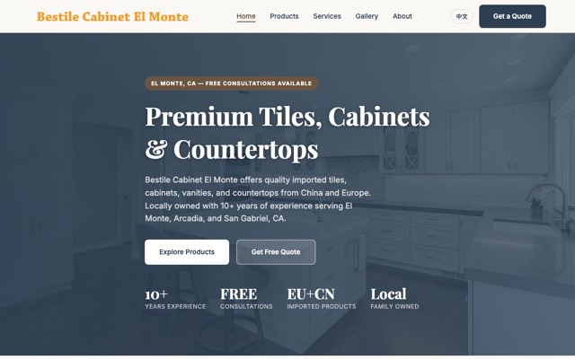 Bestile Cabinet El Monte website