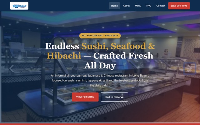 Hokkaido Seafood Buffet website