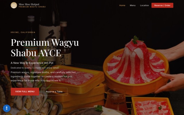 Moo Moo Hotpot website